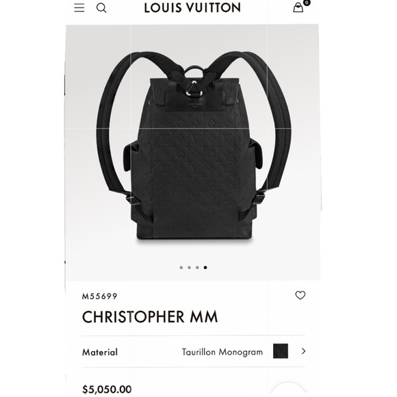 Louis Vuitton CHRISTOPHER MM - Picture 4 of 17
